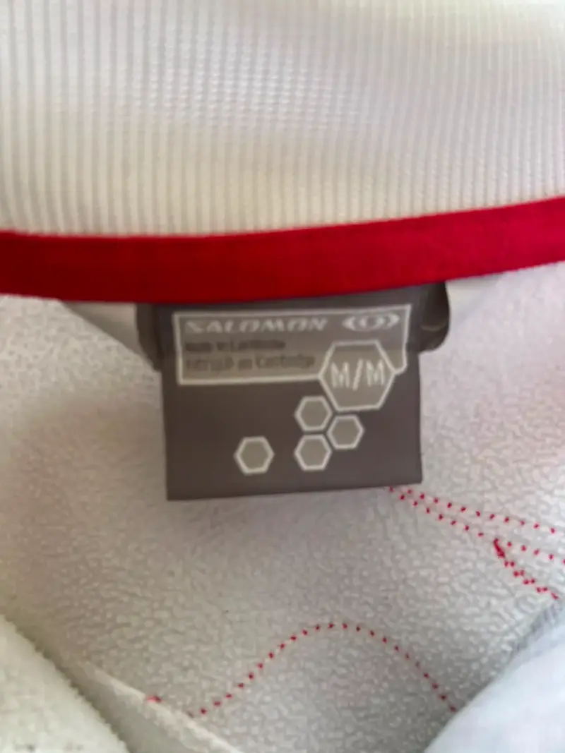 Chaqueta deportiva blanca Salomon con cierre - 3