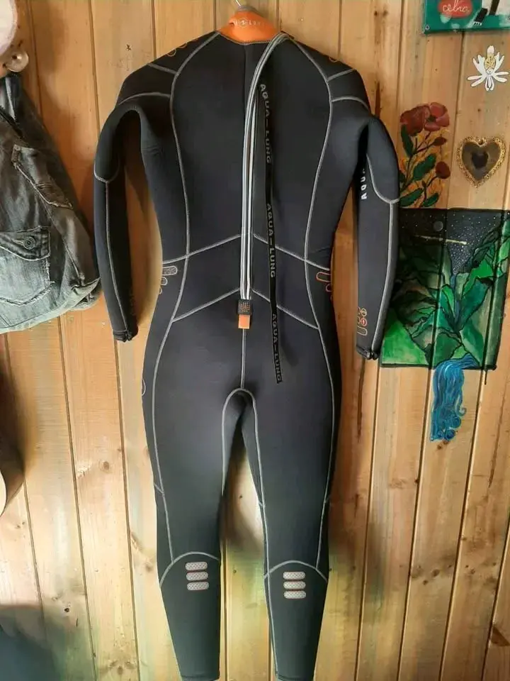 Traje de Neopreno Aqualung Negro para Buceo - 4