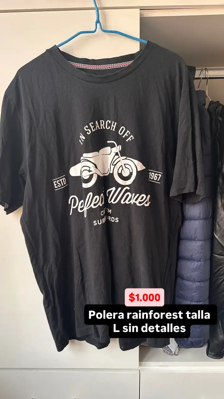 Polera rainforest negra