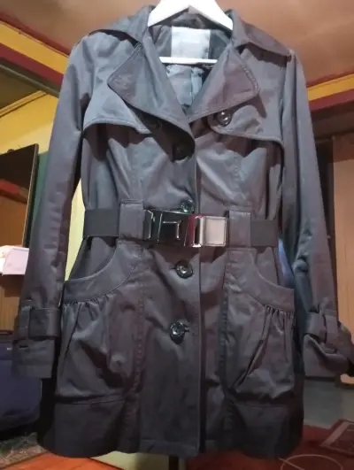 Trench negro - miniatura 2