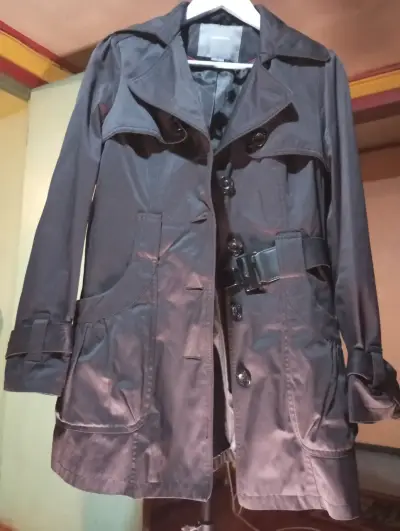 Trench negro - miniatura 5