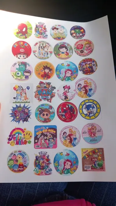 Set de stickers infantiles temáticos variados - miniatura 3