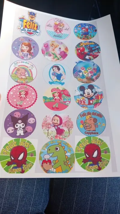 Set de stickers infantiles temáticos variados - miniatura 5