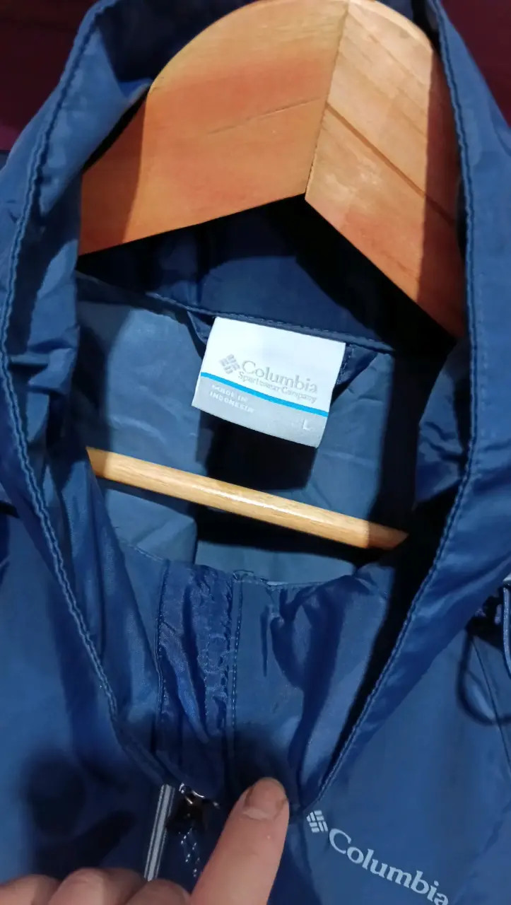 Chaqueta impermeable azul Columbia para mujer - 3