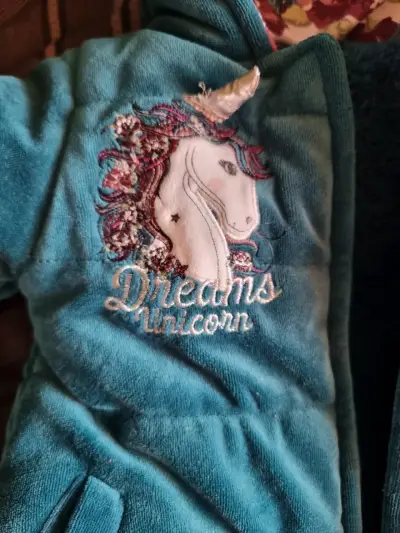 Chaqueta de bebé Limonada con capucha unicornio - miniatura 5