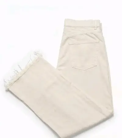 Jeans grises muy claritos Zara con dobladillo des - miniatura 2