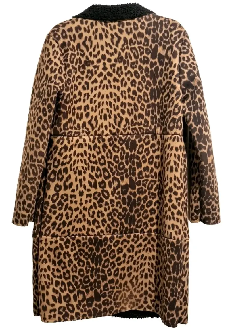 Abrigo de mujer estampado leopardo - 2