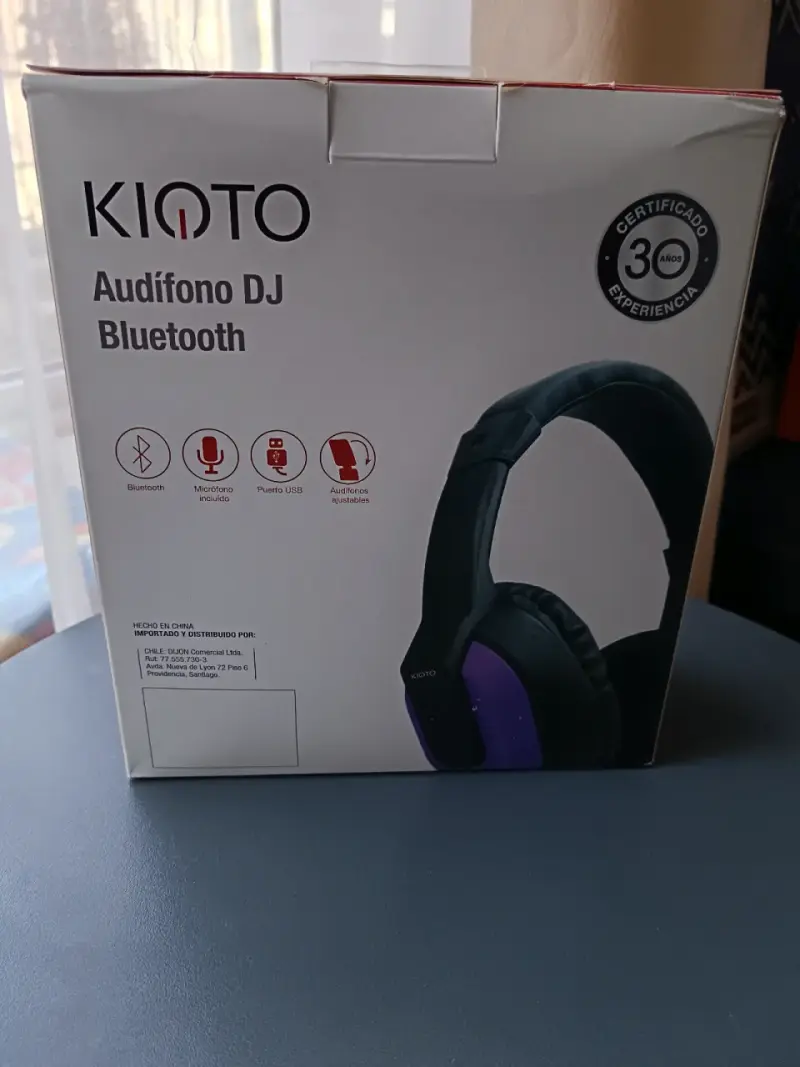 Audífonos DJ Bluetooth Kioto con Micrófono