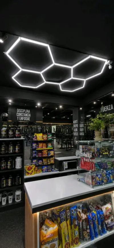 Luces  LED Hexagonal Moderna - miniatura 2