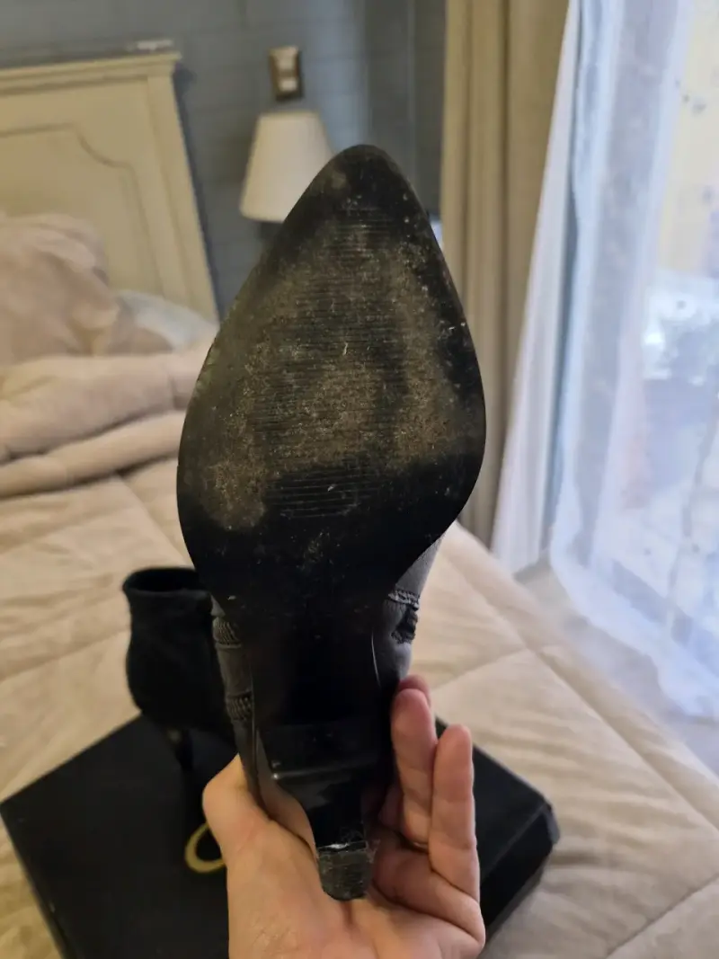 Botines de cuero negro con cierre doble - 3