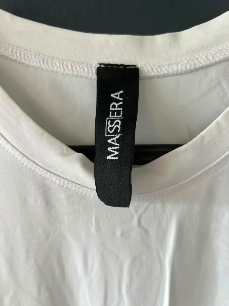 Polera sin mangas blanca de mujer Massera - 2