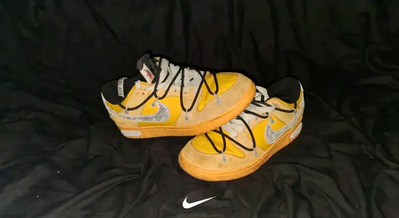 Zapatillas deportivas amarillas Nike Off-White
