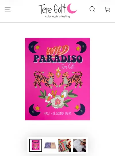 Libro para colorear Wild Paradiso de Tere Gott - miniatura 1