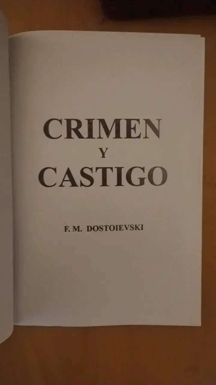 Libro Crimen y Castigo de Dostoievski - 3
