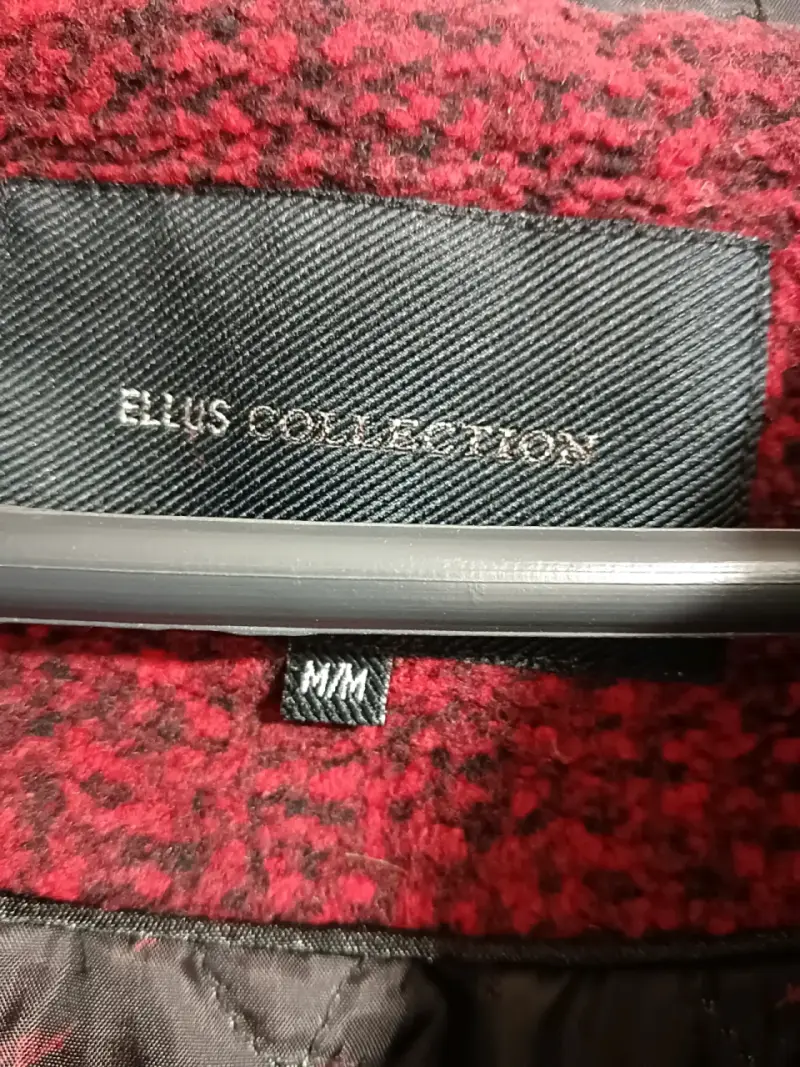 Abrigo rojo de lana Ellus Collection para mujer - 2
