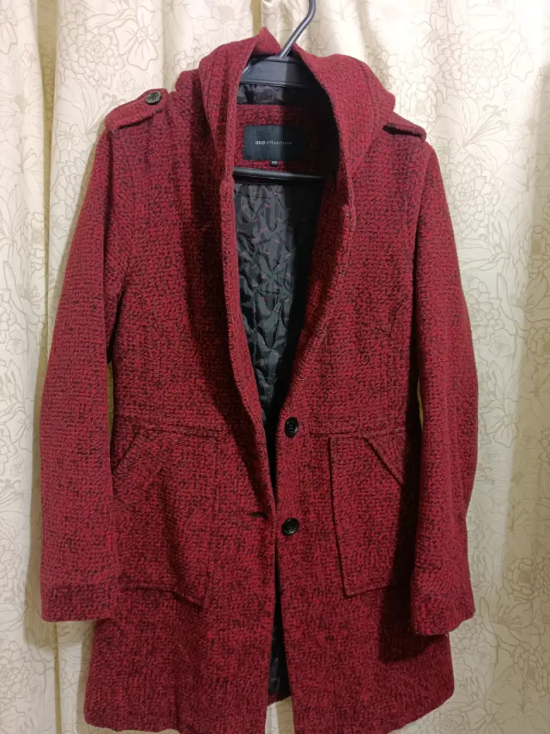 Abrigo rojo de lana Ellus Collection para mujer - 3