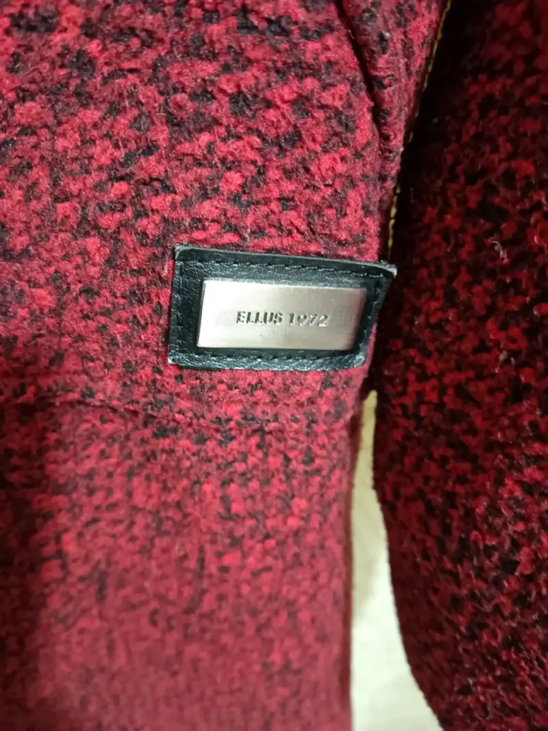 Abrigo rojo de lana Ellus Collection para mujer - 4