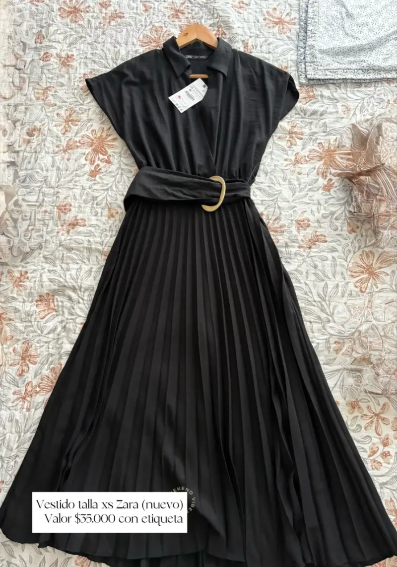 Vestido de mezclilla con botones - 7