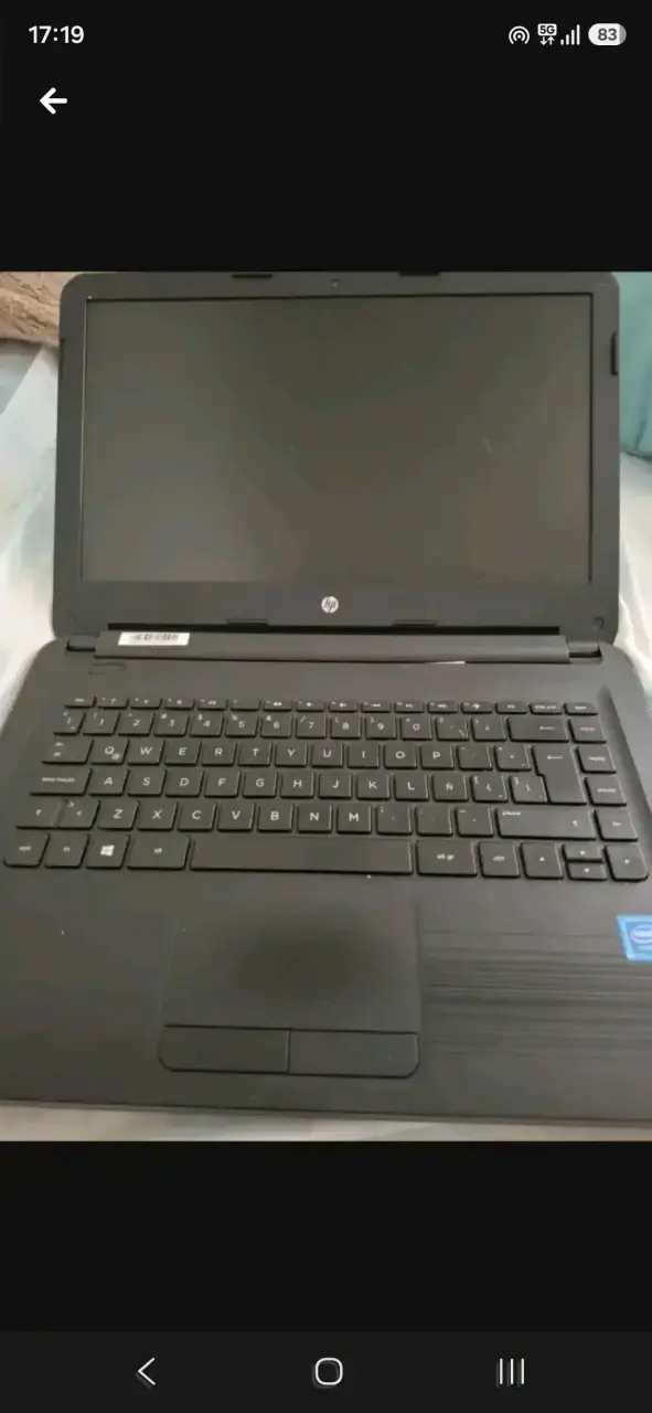 Notebook HP con procesador Intel