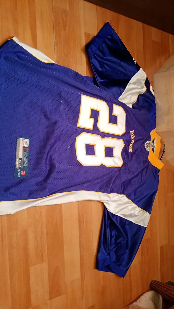 Camiseta NFL Vikings Reebok Peterson #28 - 1