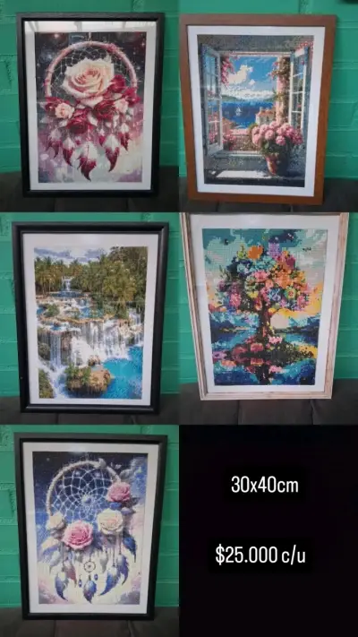 Cuadros de Diamantes Decorativos 30x40cm - miniatura 1