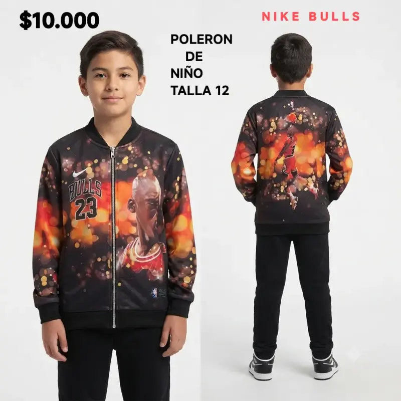 Polerón de Niño Nike Bulls Talla 12 - 1