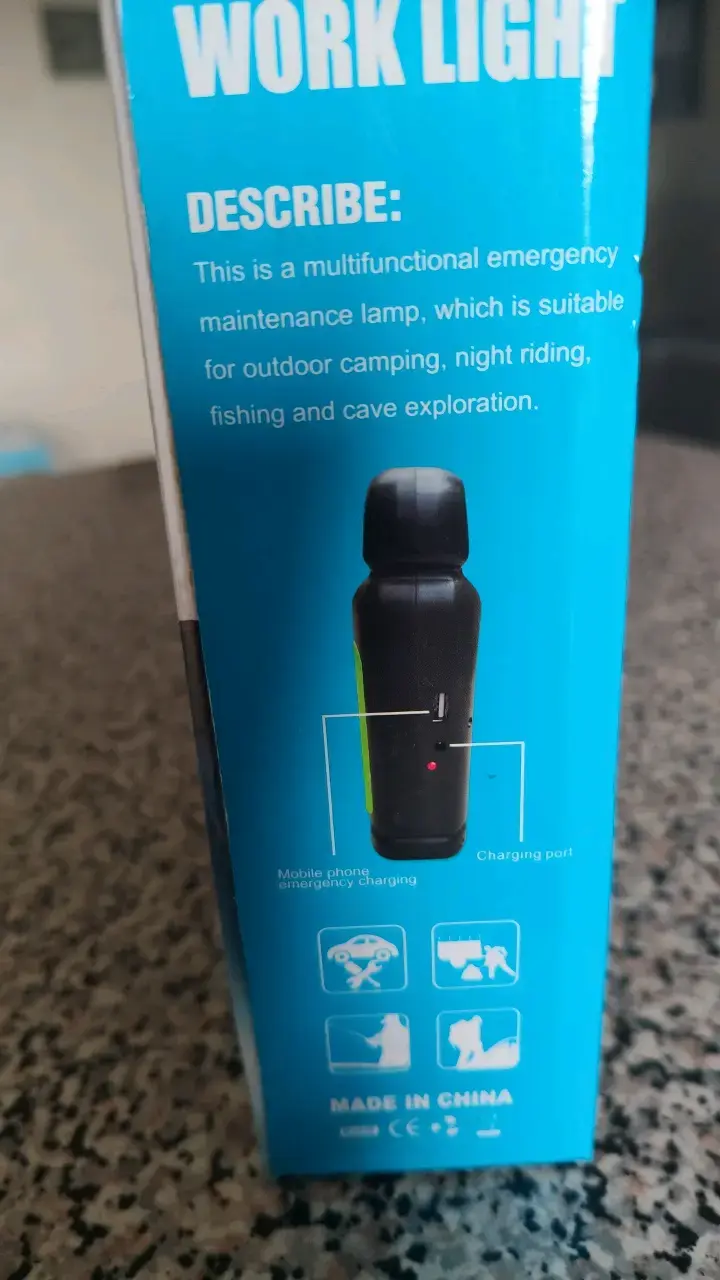 Lámpara de Trabajo LED Recargable Ten&JunHt TJ-258 - 3