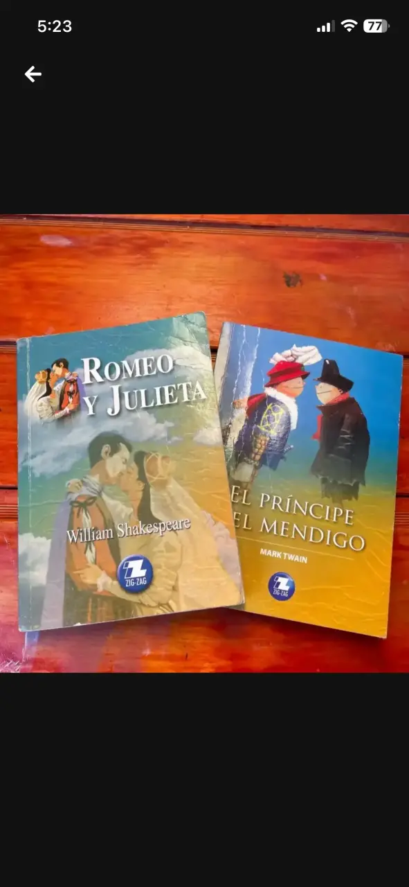 Libros Romeo y Julieta y El Príncipe y el Mendigo - 1