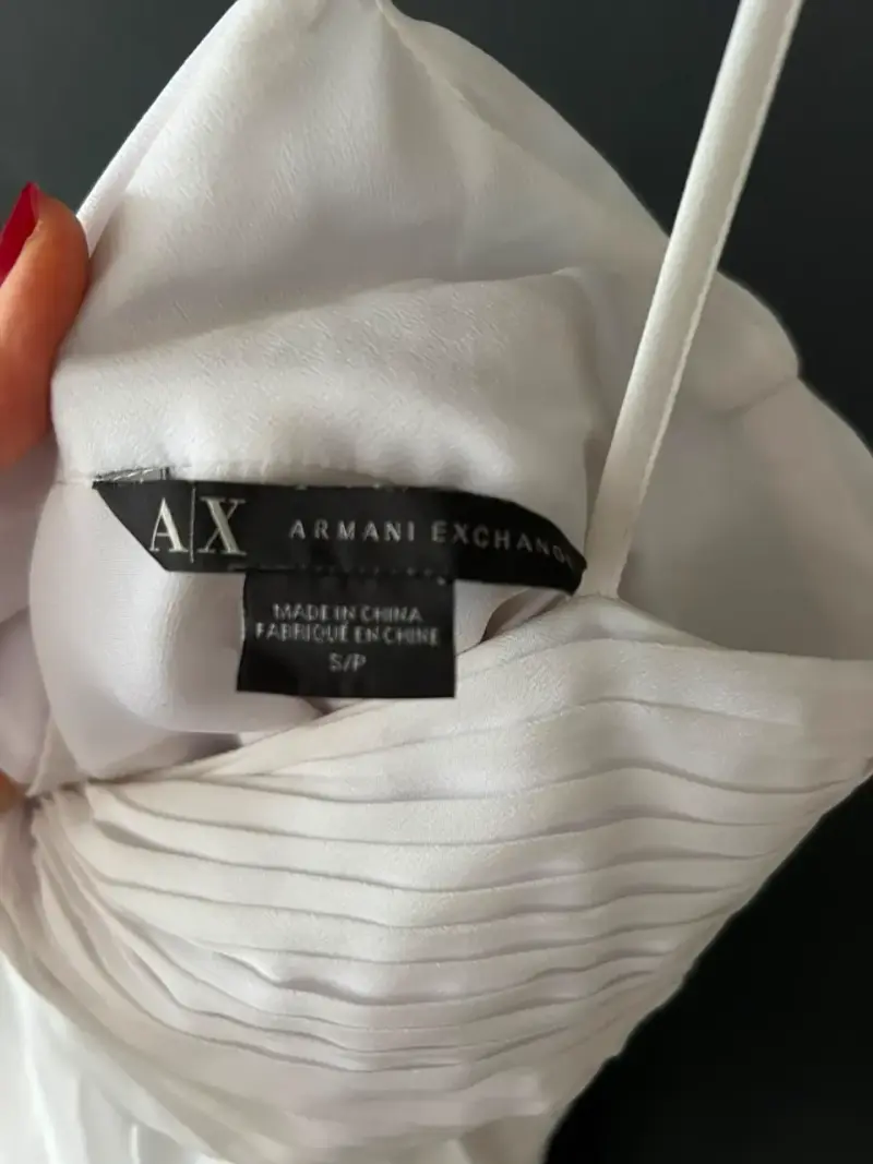 Blusa blanca de tirantes para mujer - 2