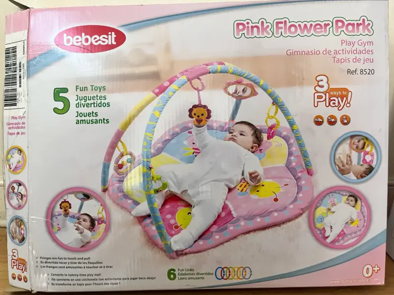 Gimnasio de Actividades Bebesit Pink Flower Park - 1
