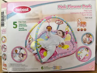 Gimnasio de Actividades Bebesit Pink Flower Park - miniatura 1