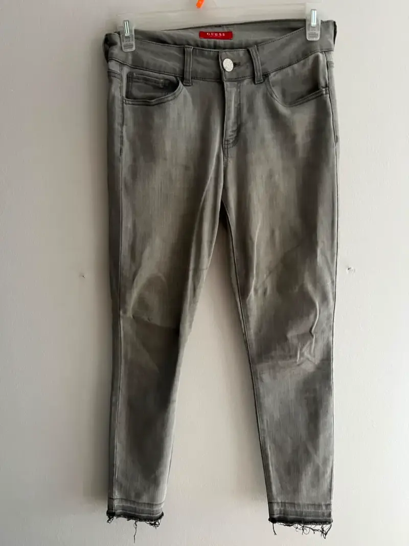 Pantalones de vestir gris para mujer - 1