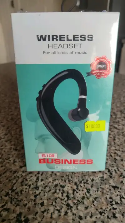 Auricular Bluetooth Inalámbrico S109 Negro - miniatura 1