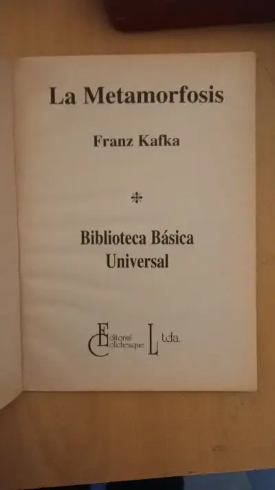 Libro La Metamorfosis de Franz Kafka - miniatura 3