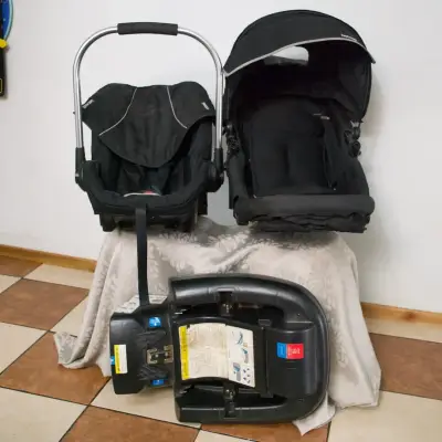 Coche de bebé Bebesit con silla y base - miniatura 2