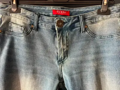 Jeans Guess para mujer azul claro - miniatura 3
