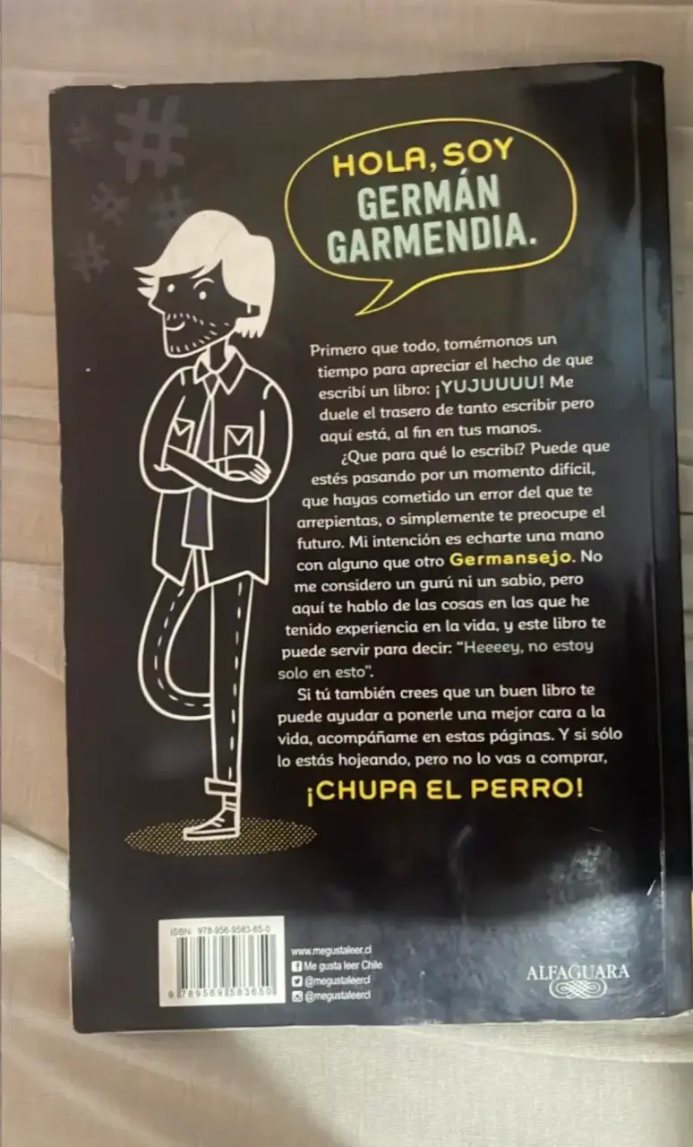 Libro 'Chupaelperro' de Germán Garmendia - 2