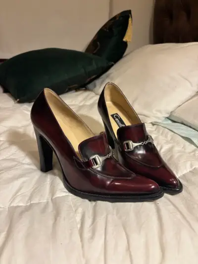 Zapatos de Tacón Burdeos para Mujer - miniatura 1