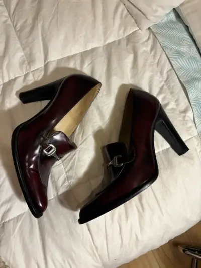 Zapatos de Tacón Burdeos para Mujer - miniatura 2