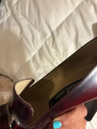 Zapatos de Tacón Burdeos para Mujer - miniatura 4