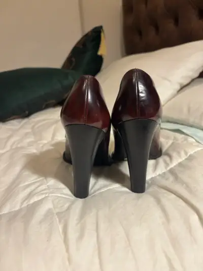 Zapatos de Tacón Burdeos para Mujer - miniatura 5