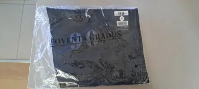 Pantalón Gabardina Negro Noventa Grados Talla 42 - miniatura 1