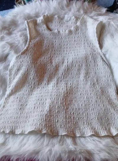Blusa sin mangas blanca Bluegirl - miniatura 2