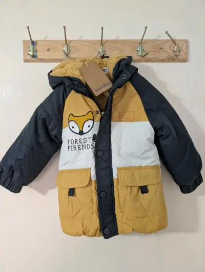 Chaqueta infantil Black & Blue con diseño de zorro - miniatura 1