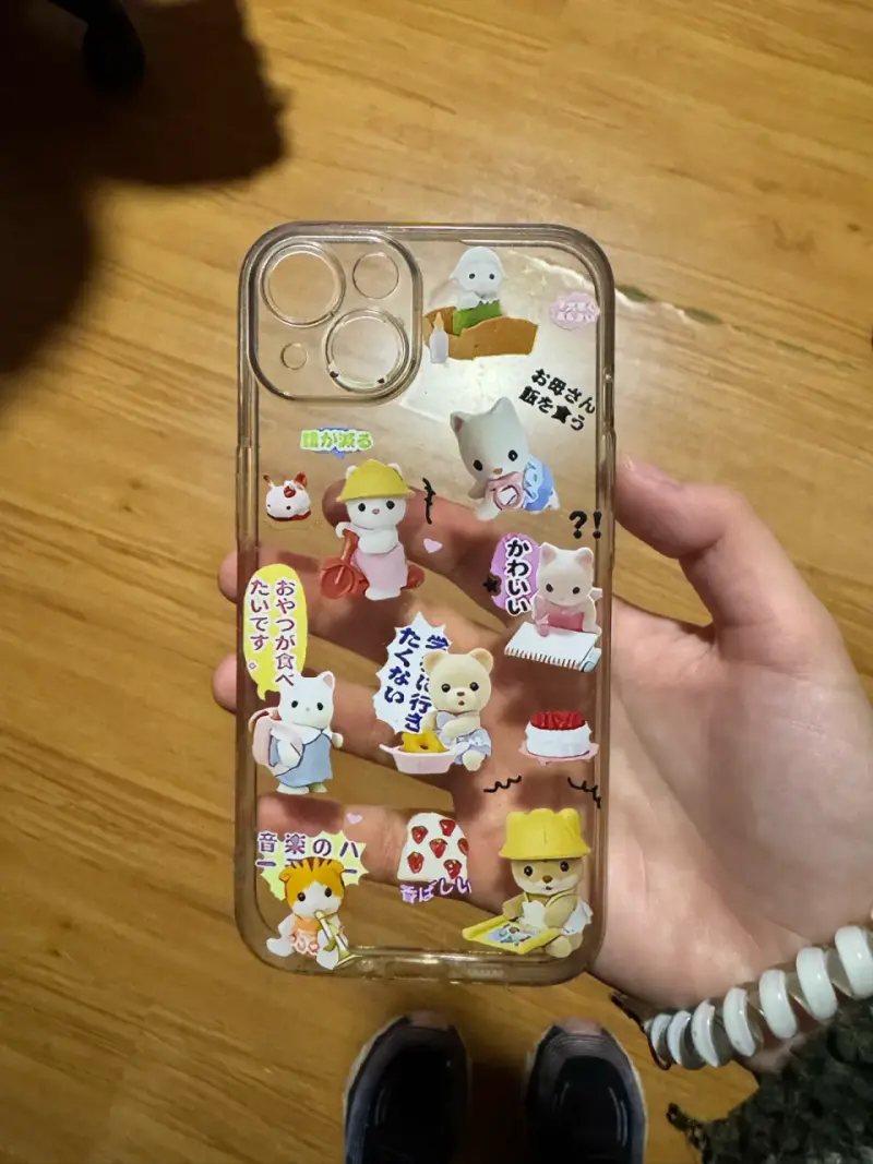 Funda transparente para iPhone 13