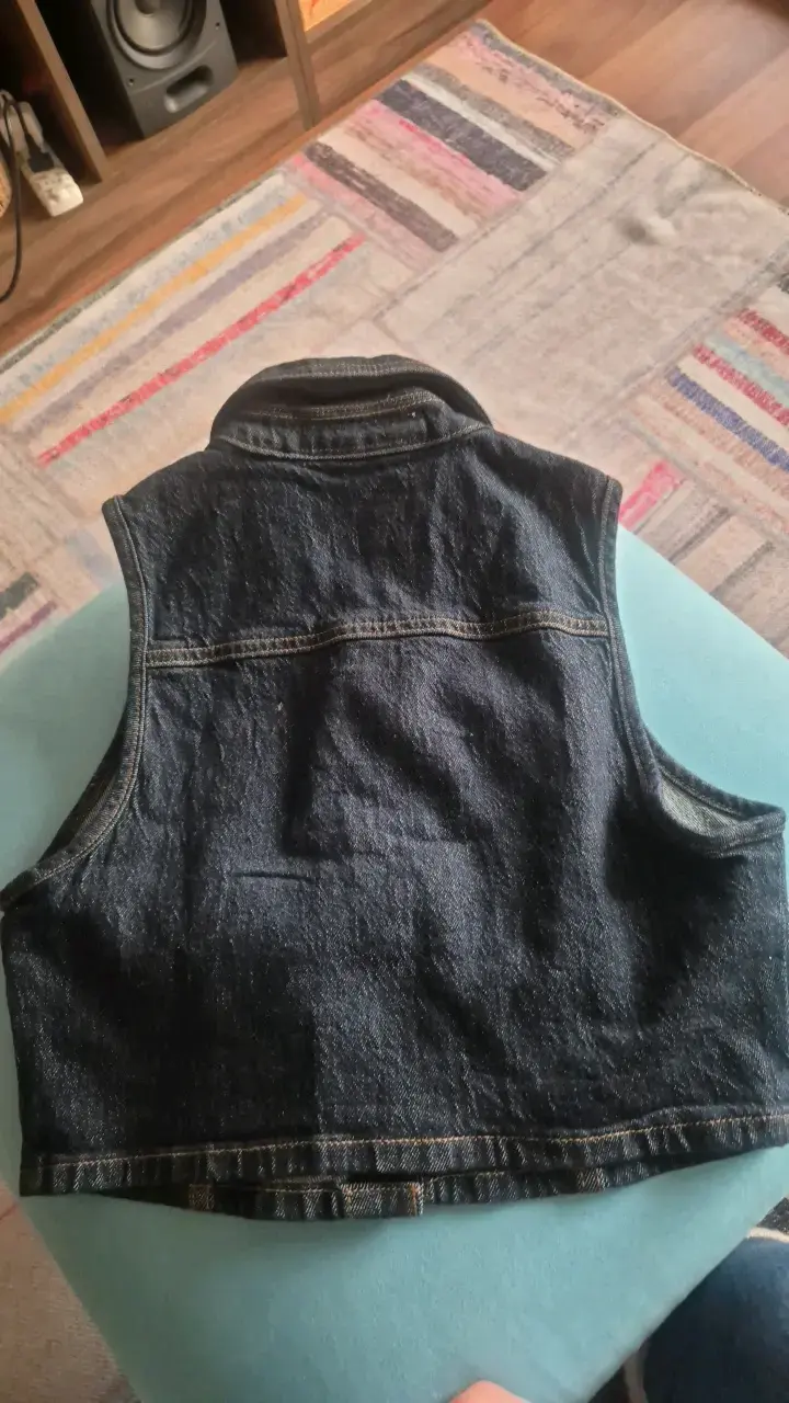 Chaleco de mezclilla sin mangas Zara - 2