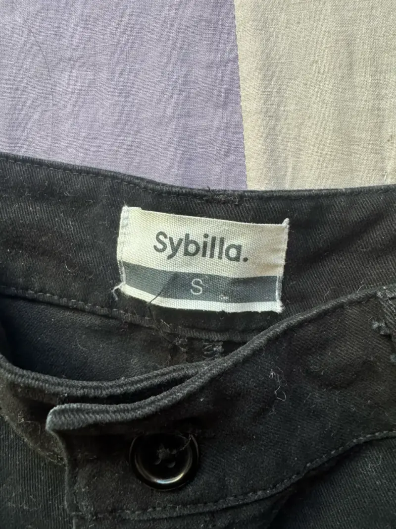 Pantalones cargo negros Sybilla para mujer - 2