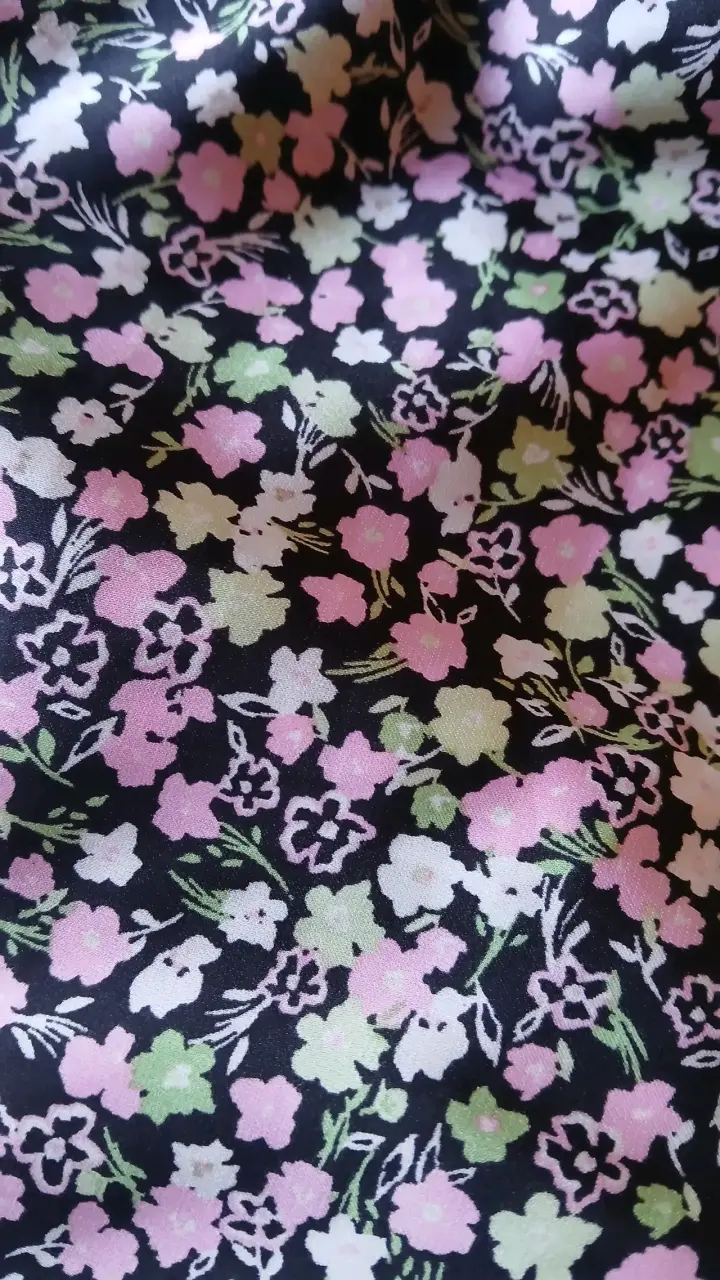 Vestido largo floral con encaje - 6