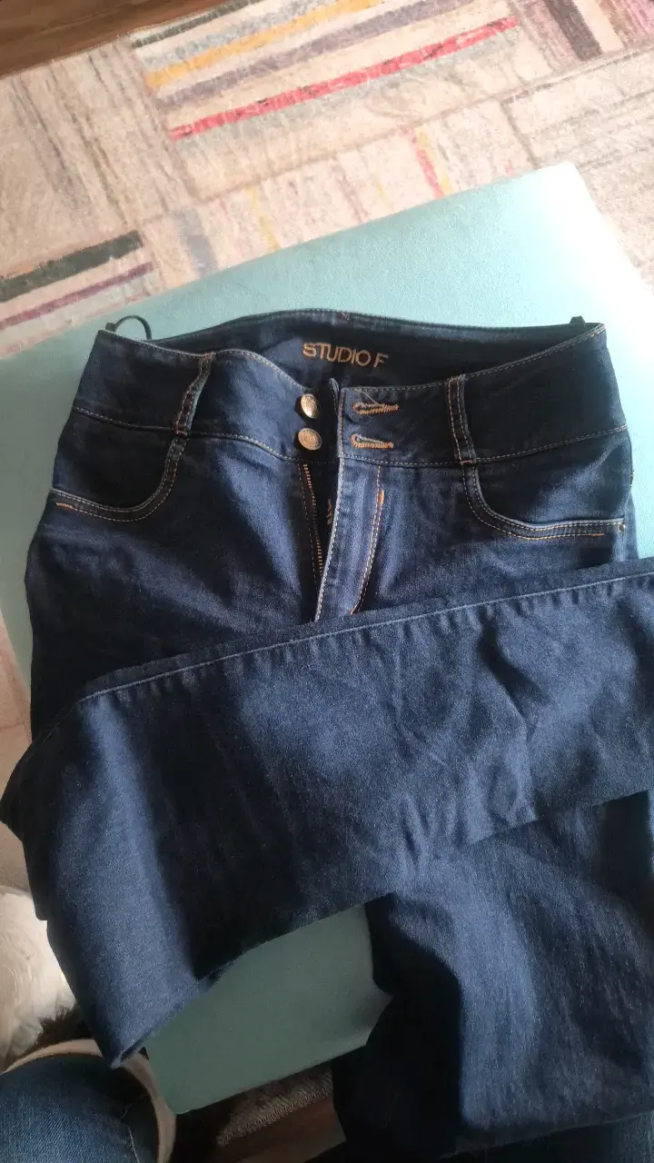 Jeans azul oscuro Studio F para mujer - 2