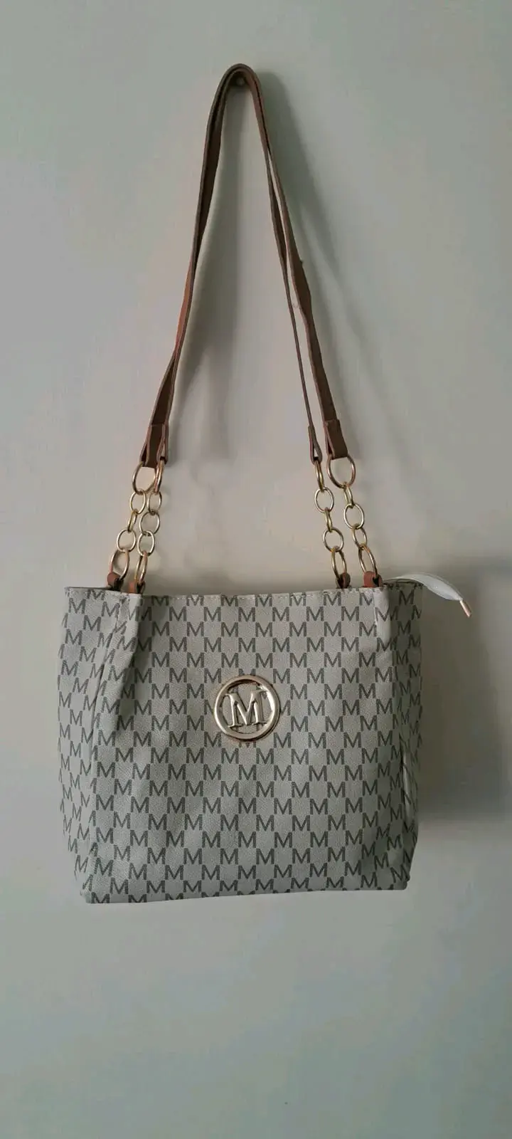 Bolso de hombro con diseño de monograma - 3
